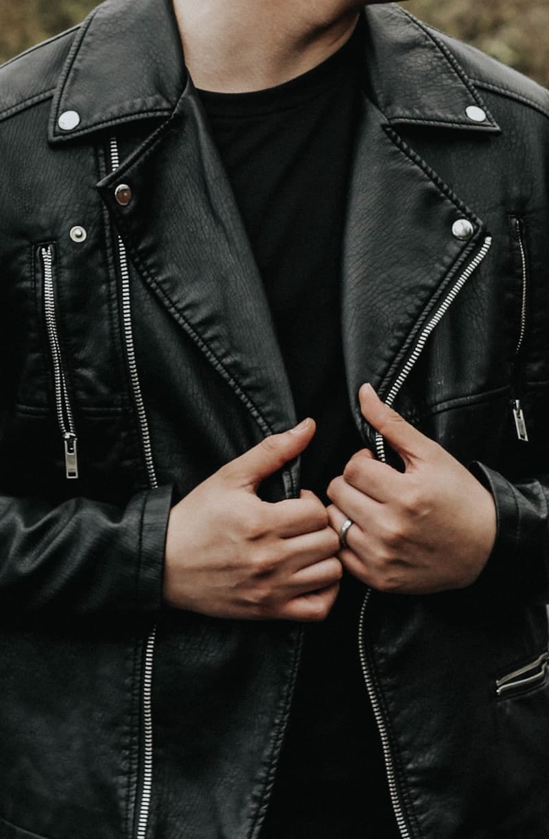 Black Suede Biker Jacket